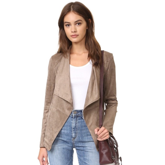 BB Dakota Jackets & Blazers - Bb Dakota Nicholson faux suede waterfall jacket